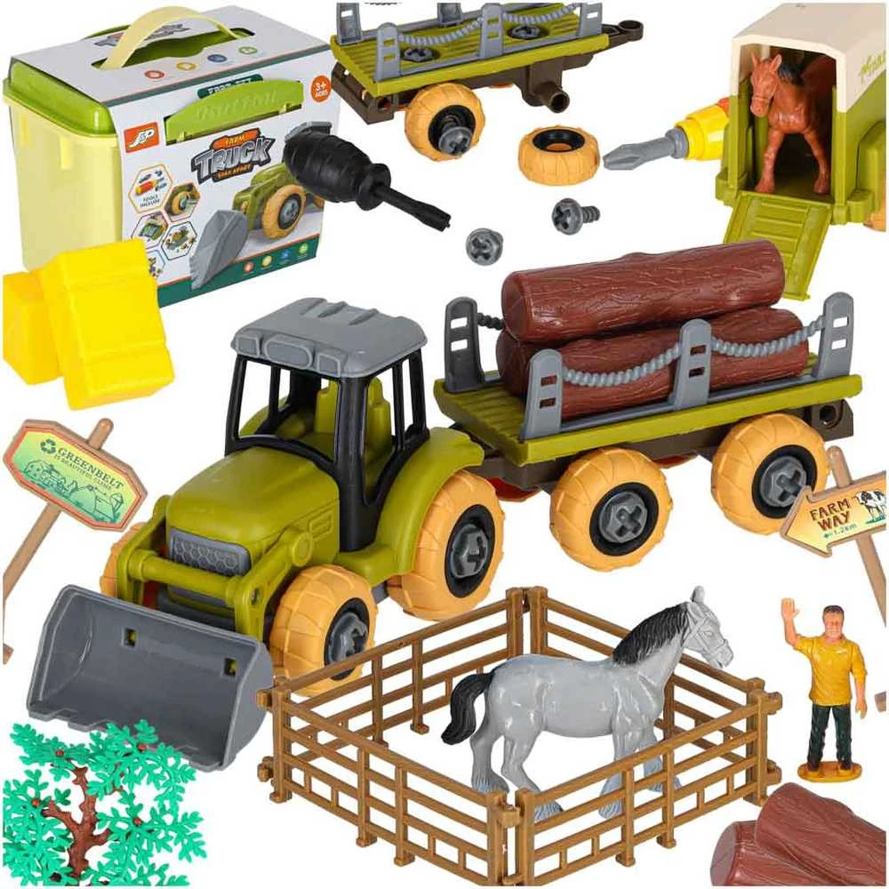 Farm traktor ferma ir sukti sėjamoji