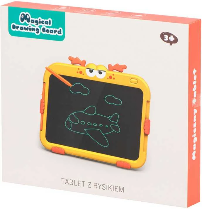 LCD rašymo / piešimo lentelė 10 colių, Geltona