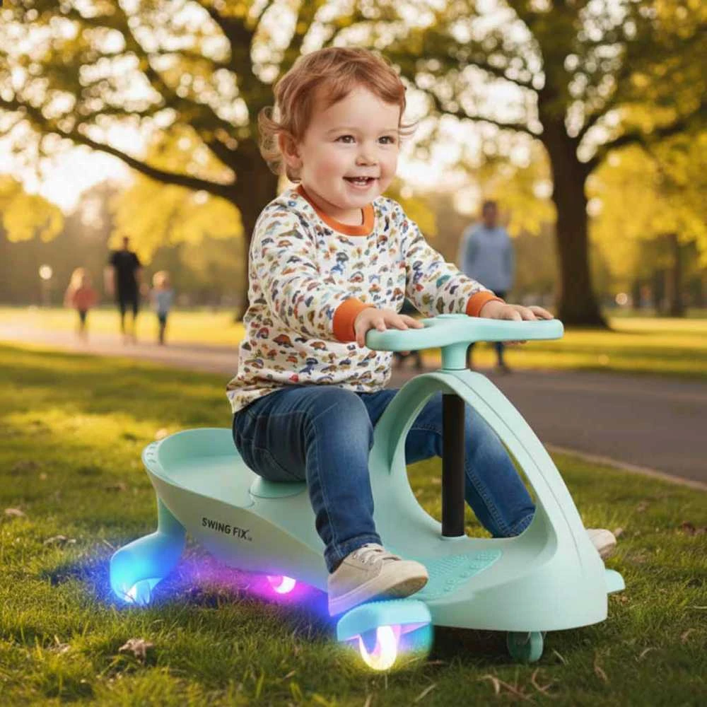 Swing Fix Gravitacijos kalneliai šviečiantys LED ratai mėtų mėta