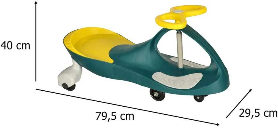 Ikonka Gravitacijos kalneliai šviečiantys LED ratai žalia geltona