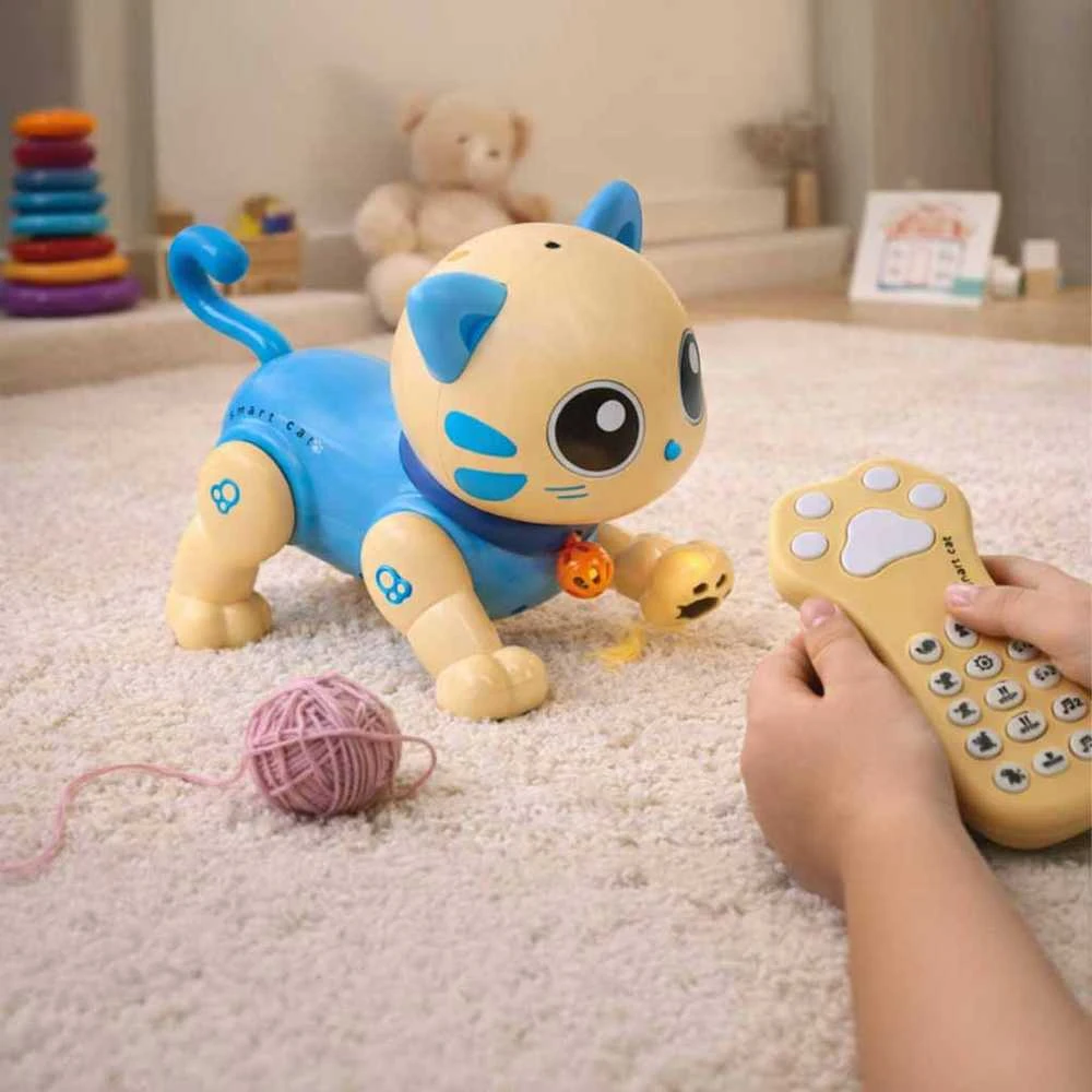 RC katė robotas nuotolinio valdymo pultas šokinėja dainuoja