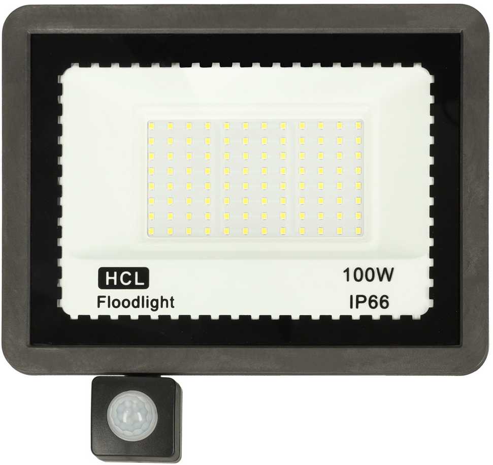 Lauko LED prožektorius su judesio jutikliu, 100W, modelis - KX3095 ...