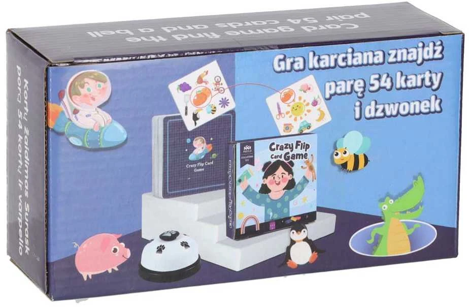 Ikonka KIK kortų žaidimas SURASK PORĄ, 54 kortos ir varpelis