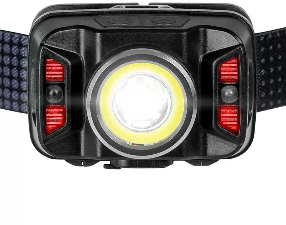 LED priekinis žibintas įkraunamas priekinis žibintas su judesio jutikliu XTE 5W+COB 10W VA0025 VAYOX