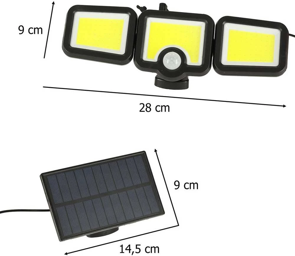 LED lempa su judesio ir sutemų jutikliais