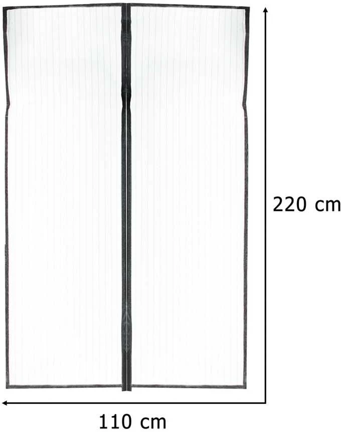 Aukštos kokybės magnetinė tinklinė durų užuolaida 110×220 cm