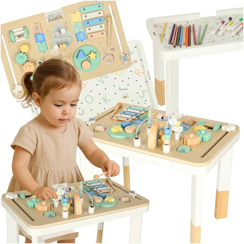 Lulilo montessori spalvotas manipuliacinis stalas
