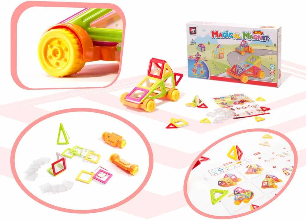 Magnetinis konstruktorius Mini Magical Magnet I 38 detalės