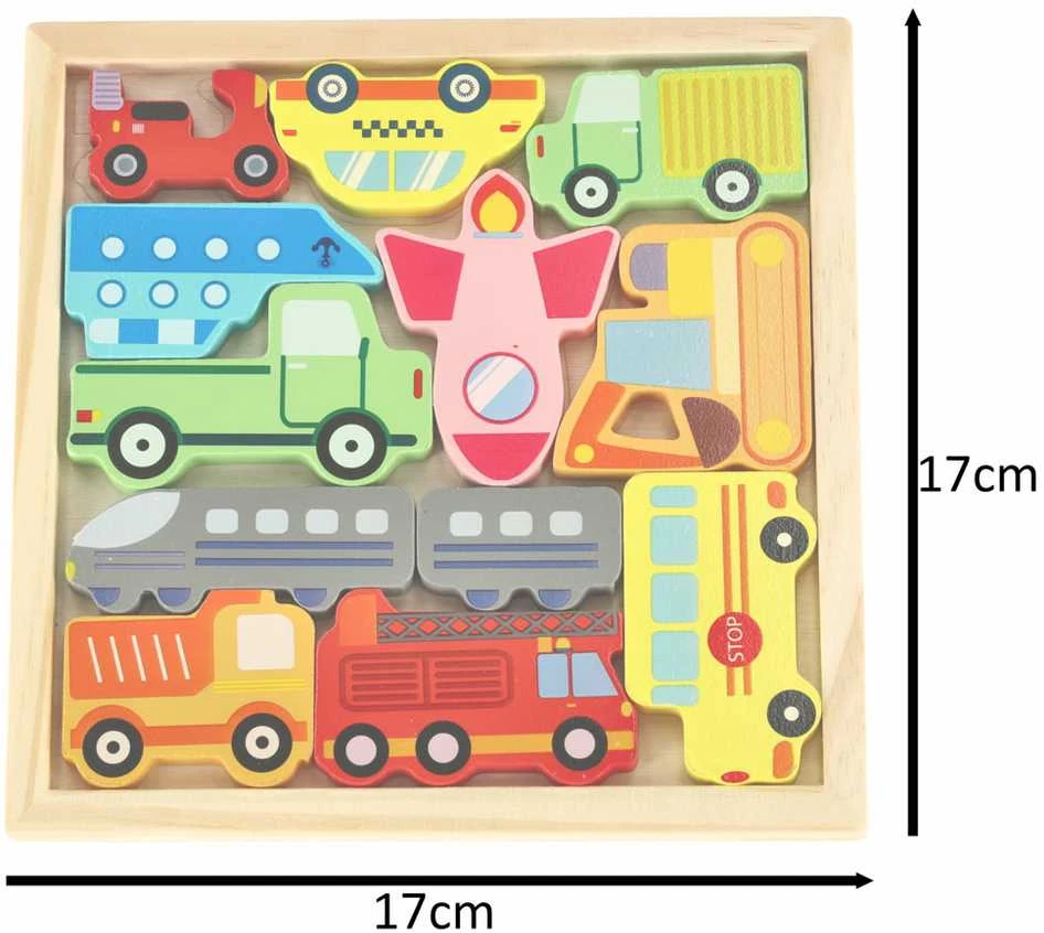 Medinė dėlionė - rask tinkamą vietą Transportas