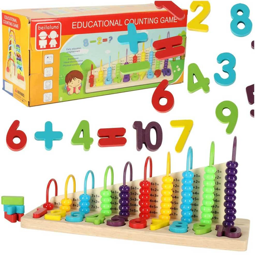 MONTESSORI Medinis rūšiavimo ir mokymosi skaičiuoti žaidimas