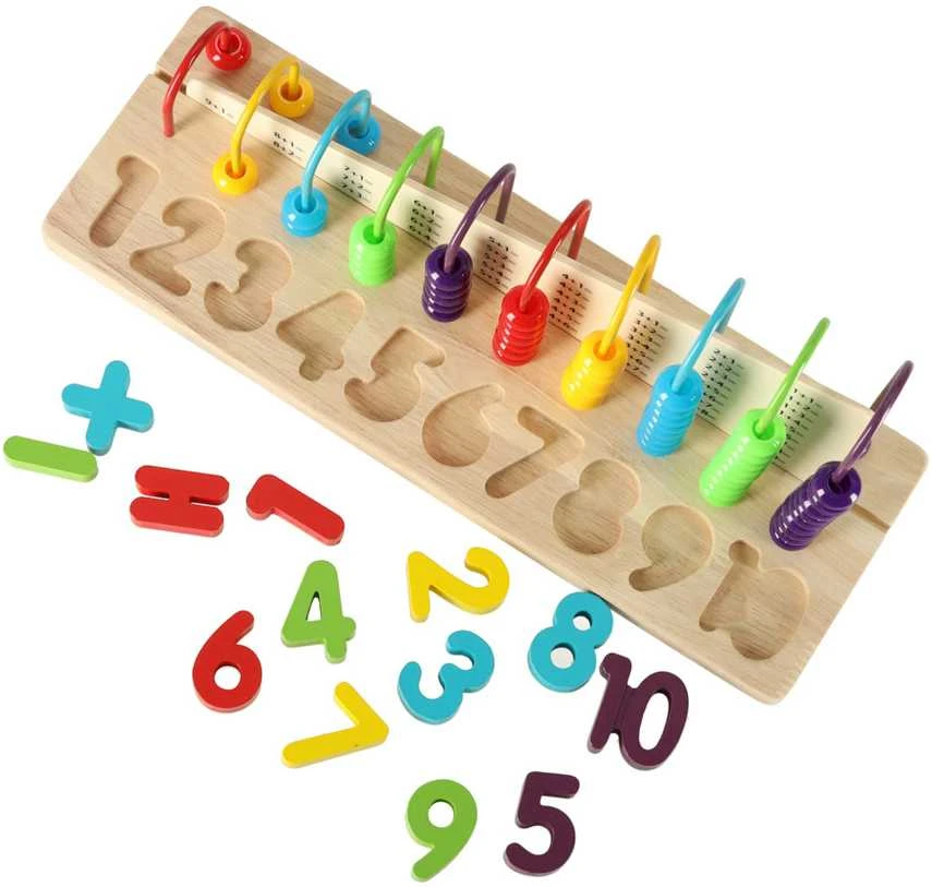 MONTESSORI Medinis rūšiavimo ir mokymosi skaičiuoti žaidimas