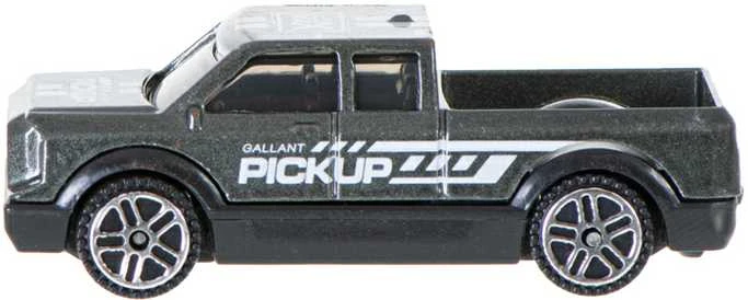 Metalinis automodeliukas Pick-up pilkas 7cm