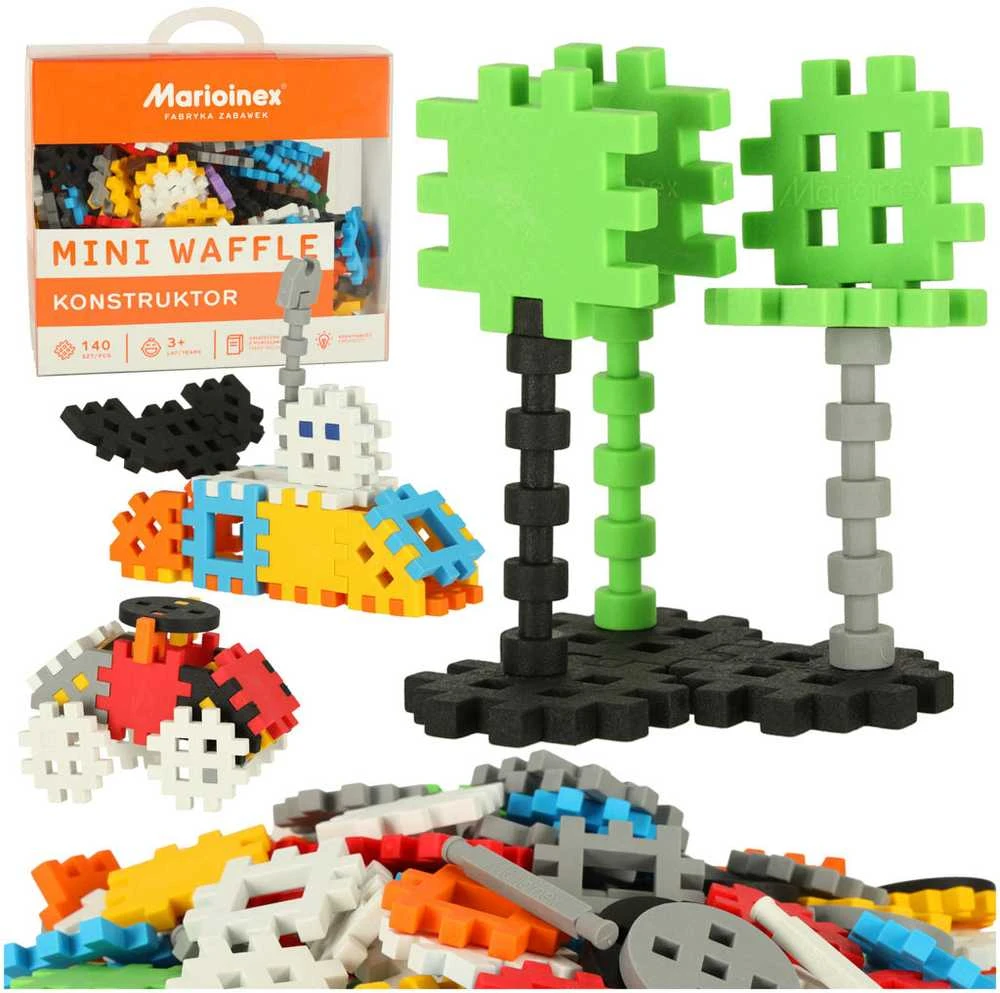 Marioinex Mini vaflinės statybinės plytos 140 vnt.