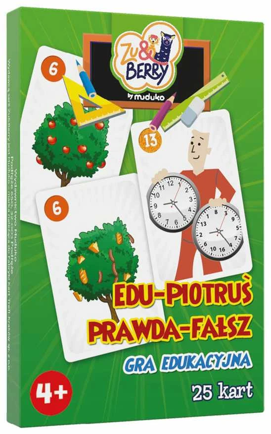 Trefl MUDUKO GRY - FABRYKA KRAKOW Žaidimas EDU Piotru True/False 84368