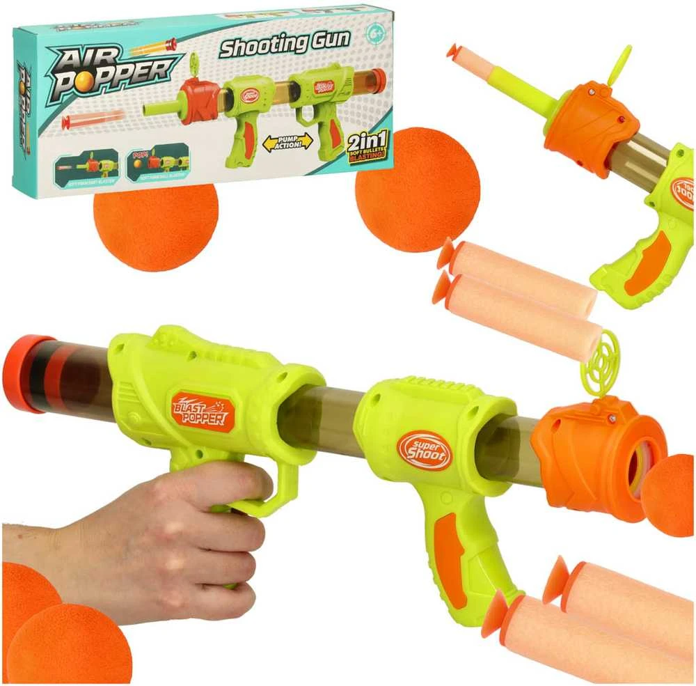 Nerfy kulkosvaidis 2in1 žalias