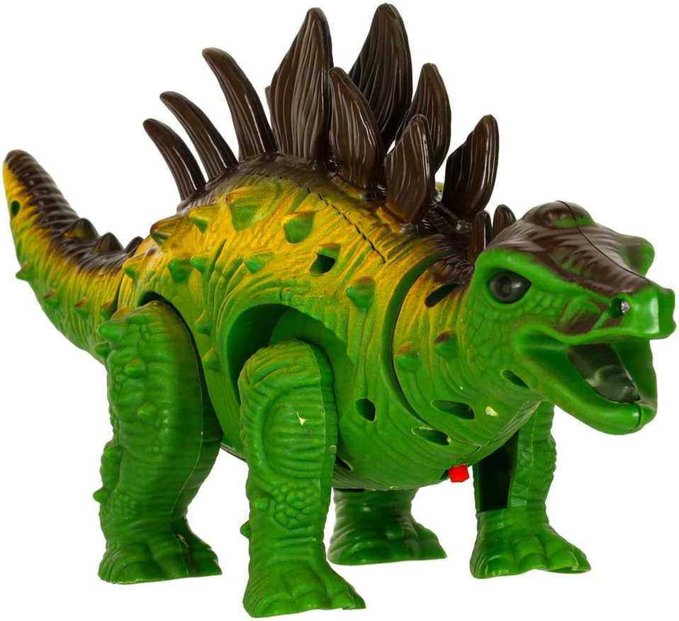 KIK Nuotoliniu būdu valdomas dinozauras RC Stegozauras eina šviečia riaumoja