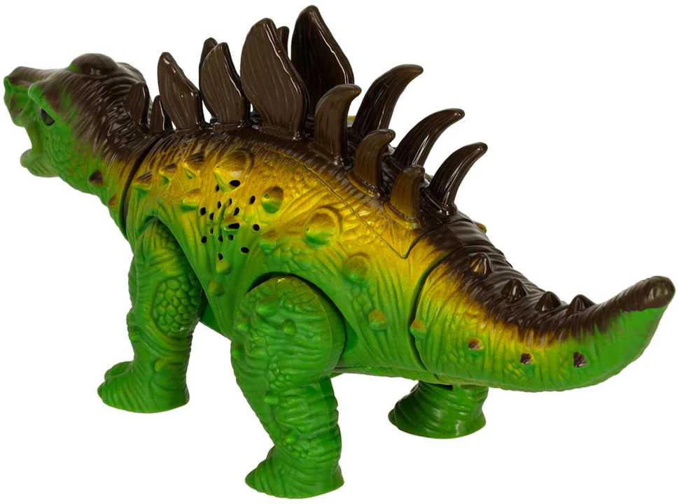 KIK Nuotoliniu būdu valdomas dinozauras RC Stegozauras eina šviečia riaumoja