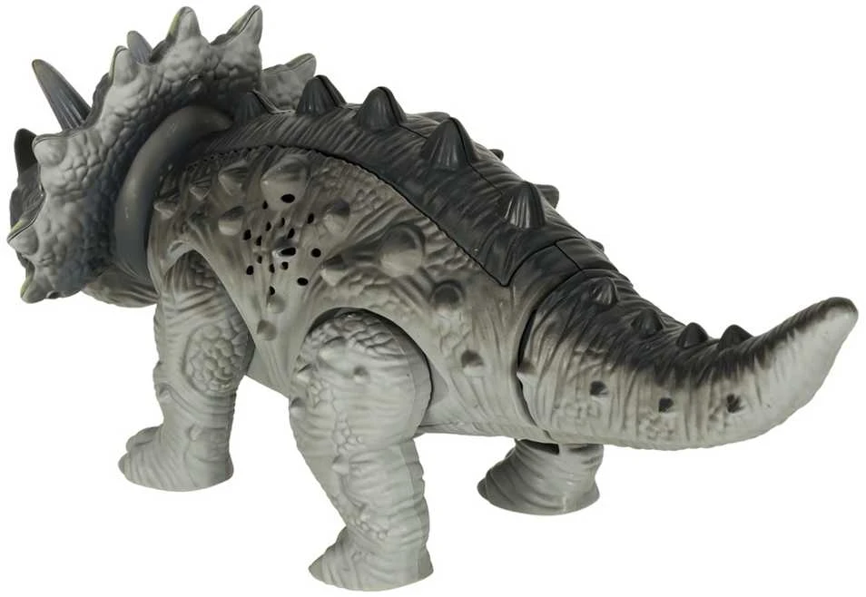 KIK Nuotoliniu būdu valdomas dinozauras RC Triceratops vaikšto šviečia riaumoja