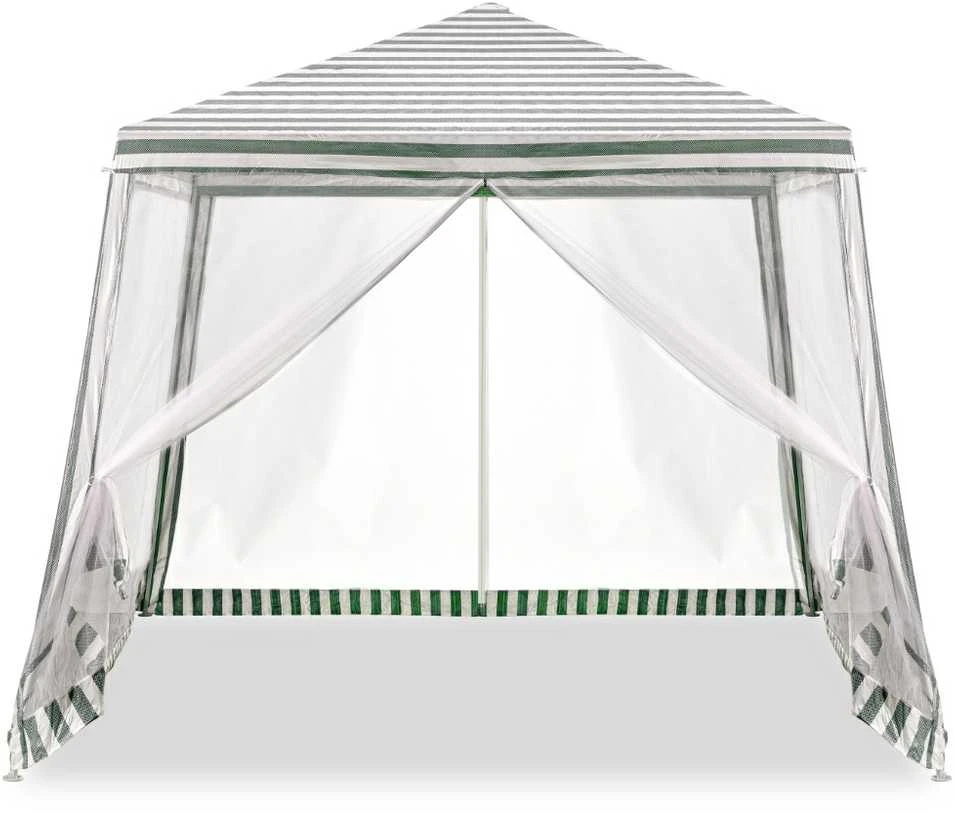 Roger Palapinė sodo vakarėlių paviljonas komercinė pavėsinė Balta 2,4X2,4 m