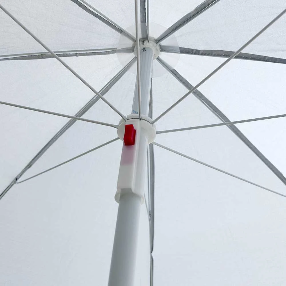 Parasol sodo plażowy regulowany łamany składany UV 150cm pilka