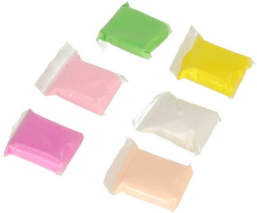Ikonka KIK polimerinis molis - plastilinas, 12 spalvų