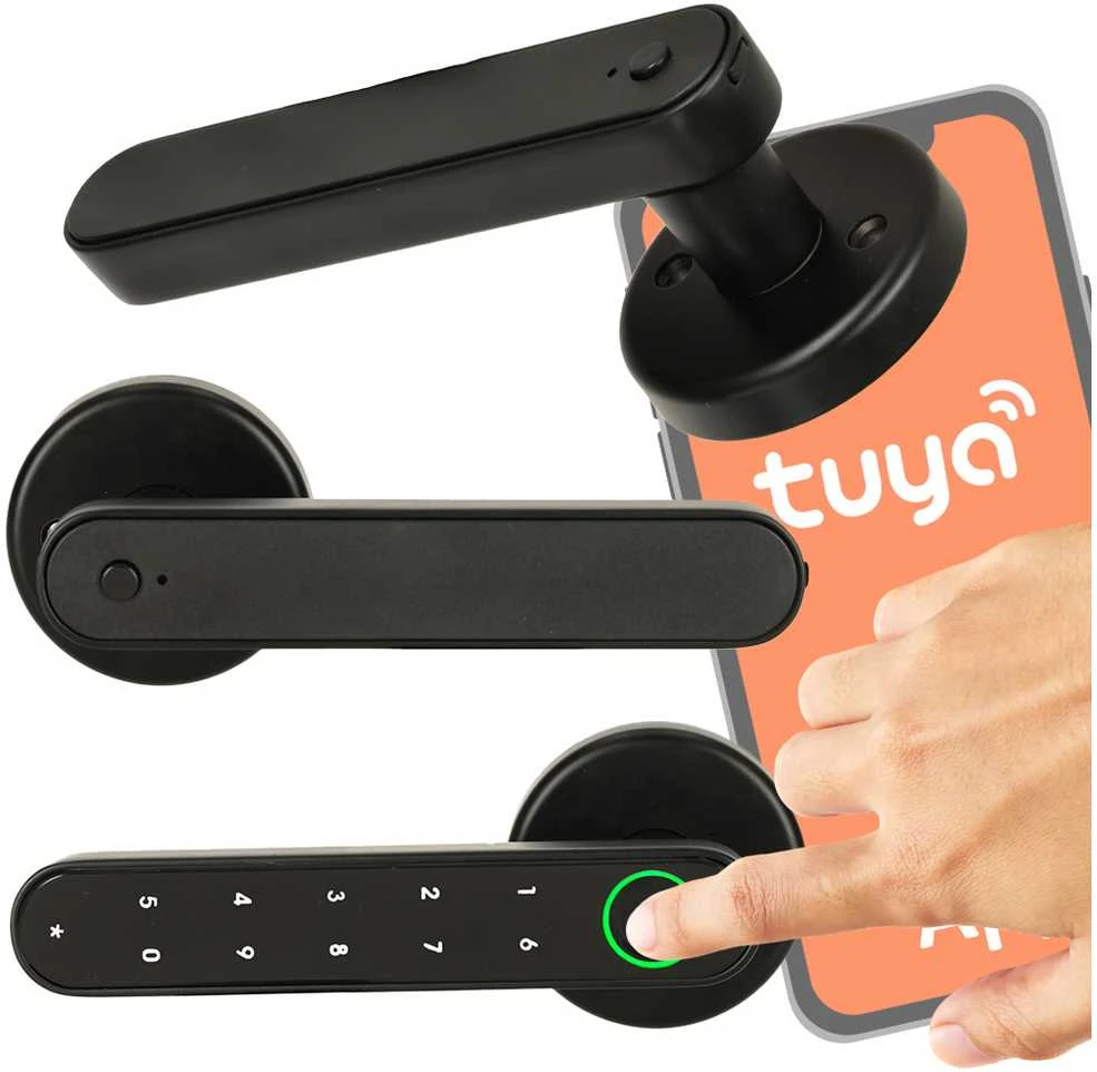 Pirštų atspaudų kodas durų rankena Bluetooth