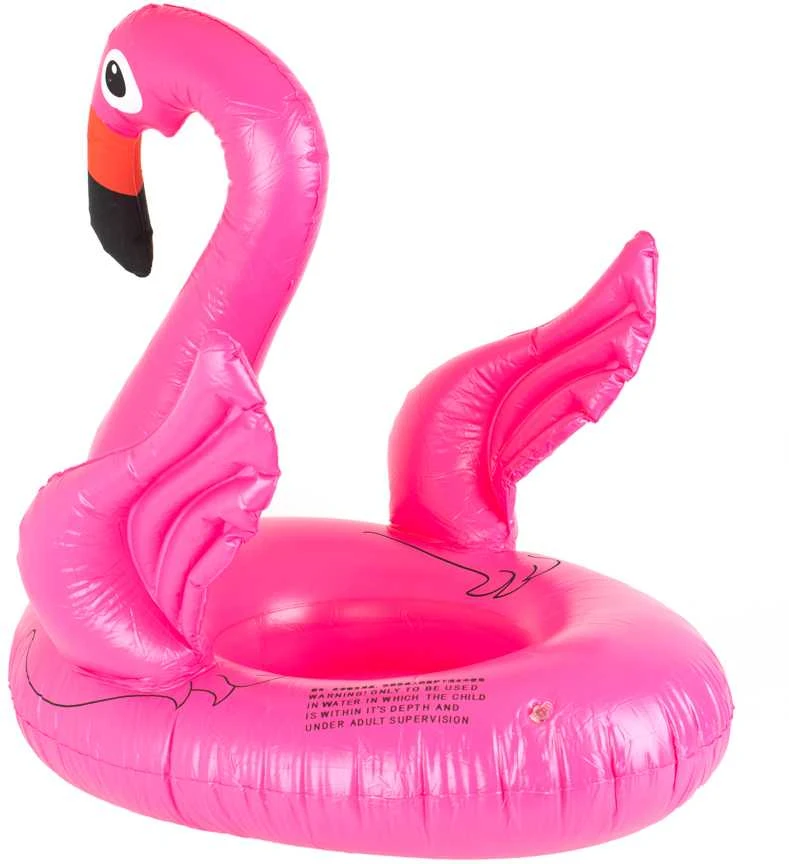 Pripučiamas vaikiškas pontono ratas flamingo