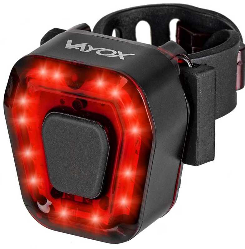 KROSS Galinė lempa VAYOX USB