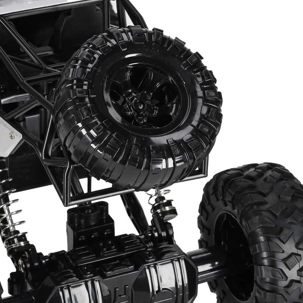 Roger RC automobilis Rock Crawler 1:12 4WD METAL sidabrinis