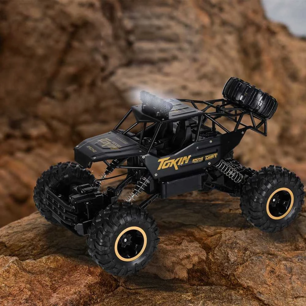 KIK RC automobilis Rock Crawler 1:12 4WD METAL juodas