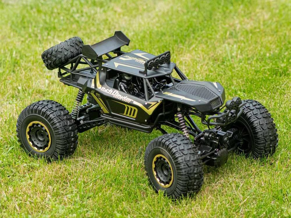 Ikonka RC automobilis Rock Crawler 2.4GHz 1:8 51cm juodas