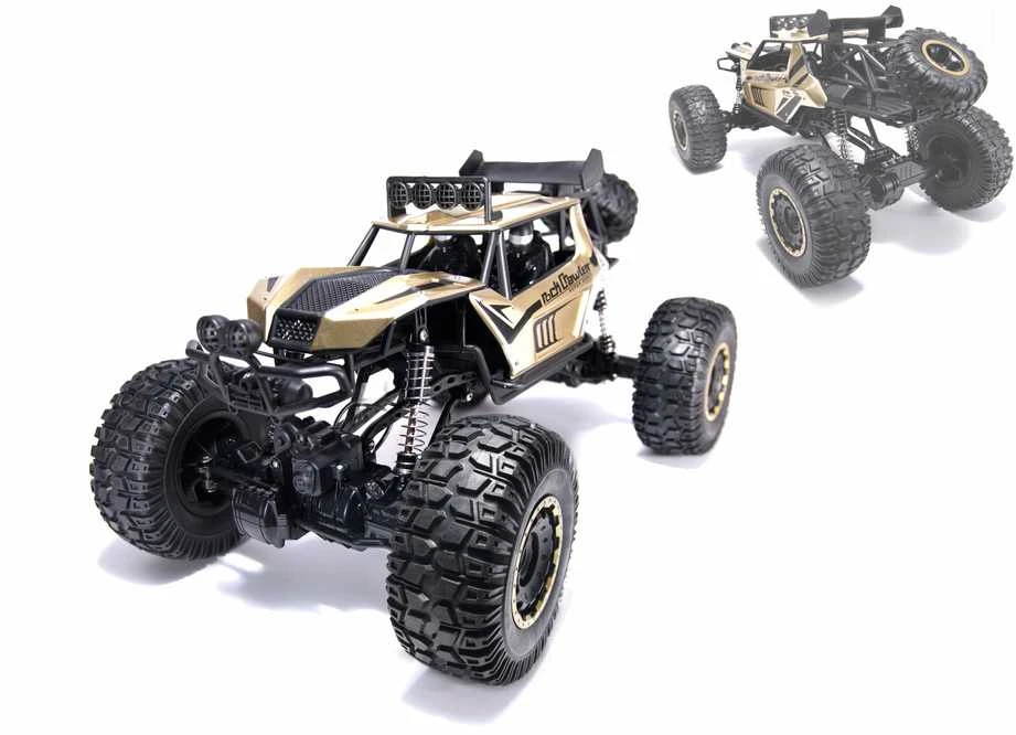 Ikonka RC automobilis Rock Crawler 2.4GHz 1:8 51cm aukso spalvos