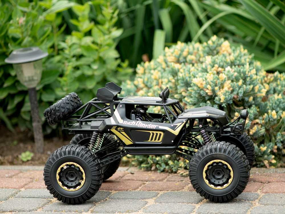 Ikonka RC automobilis Rock Crawler 2.4GHz 1:8 51cm juodas