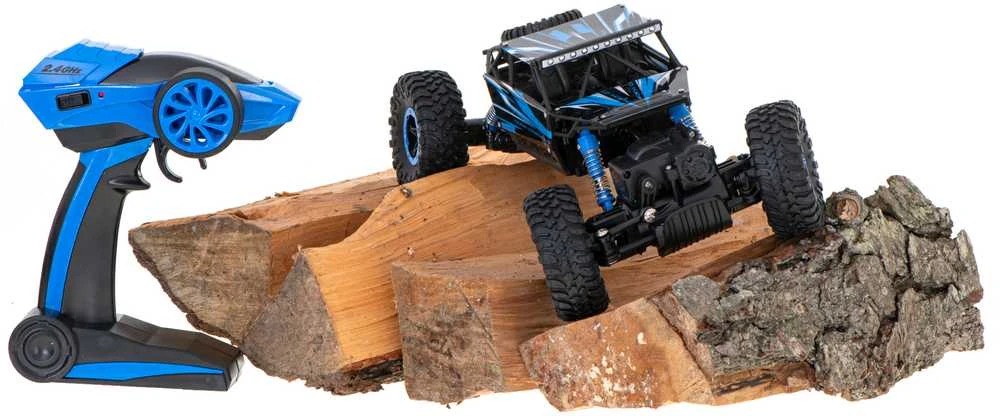 Roger RC automobilis Rock Crawler HB 2.4GHz 1:18 mėlynas
