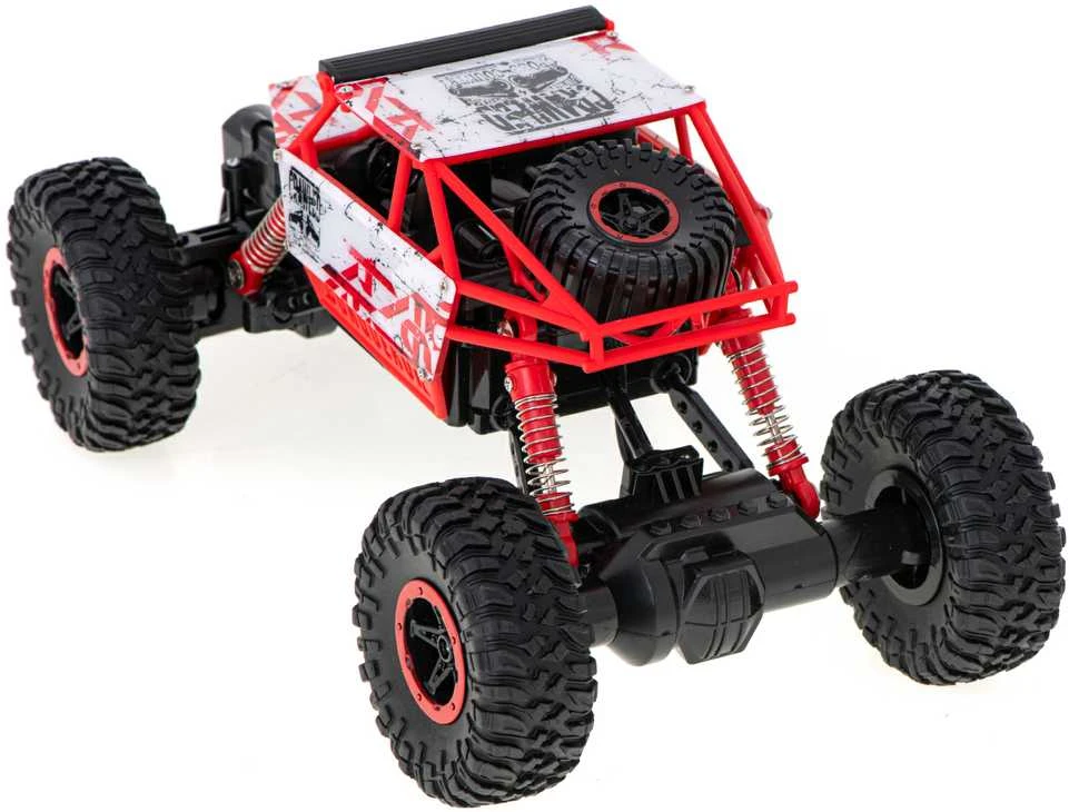 Roger RC automobilis Rock Crawler HB 2.4GHz 1:18 raudonas