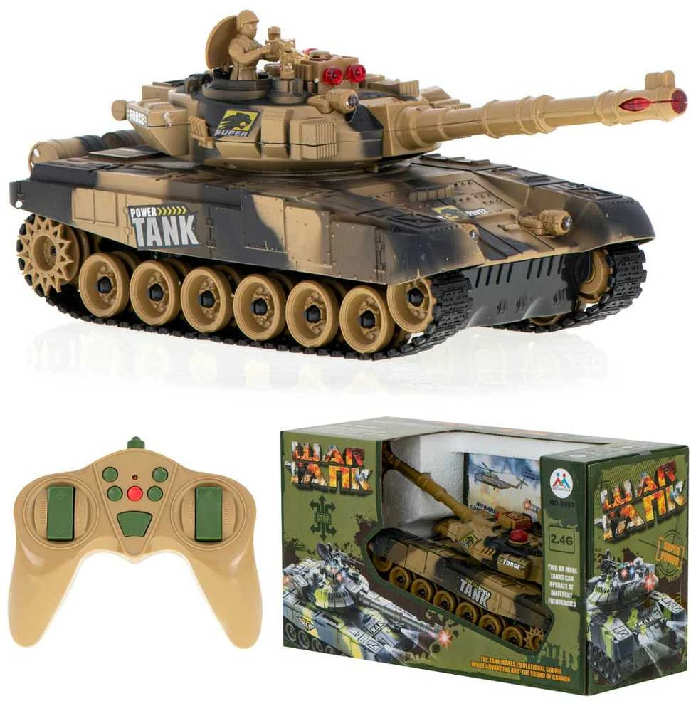 Rastar Tankas valdomas pulteliu RC Big War Tank
