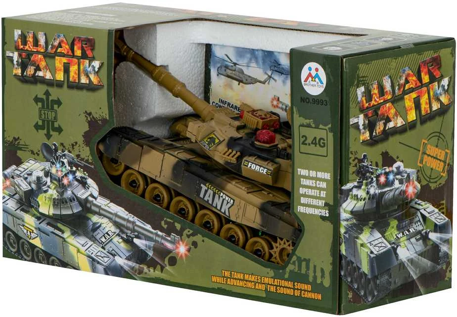 Rastar Tankas valdomas pulteliu RC Big War Tank