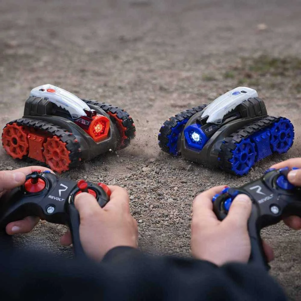 RC Revolt BATTLE nuotolinio valdymo automobilis mūšio režimas garsiniai žibintai 2pak