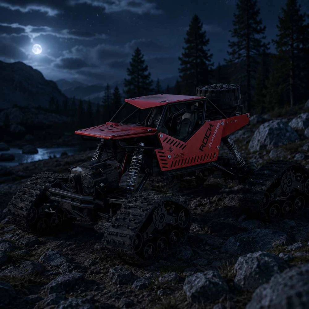 RC Rock Crawler 4x4 LHC012 automobilis 2in1 raudonas