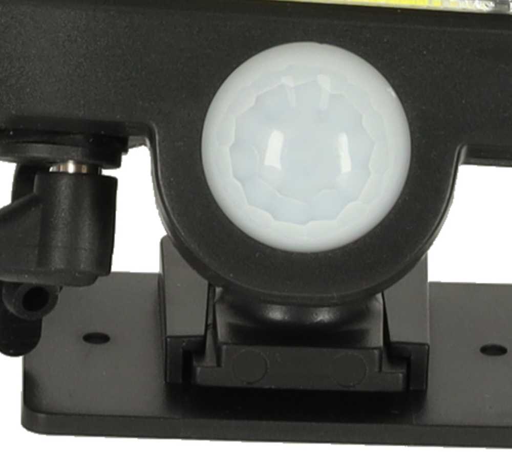 Saulės šviestuvas su judesio jutikliu 120 LED