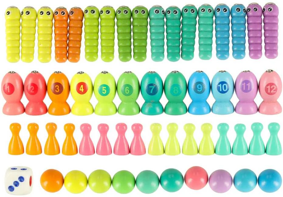 Šeimos žaidimas žuvis vikšras žvejyba montessori
