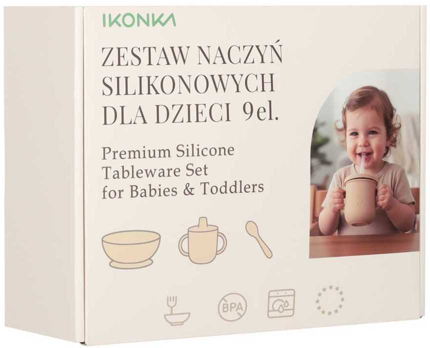 Roger Silikoniniai kūdikių indai mėlyni
