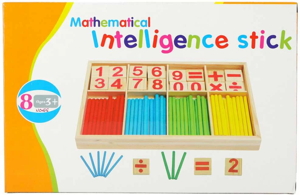 Montessori edukacinis rinkinys skačiavimo mokymuisi, medinis