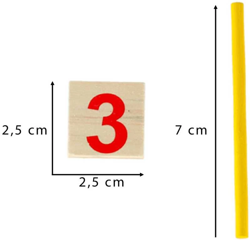 Montessori edukacinis rinkinys skačiavimo mokymuisi, medinis