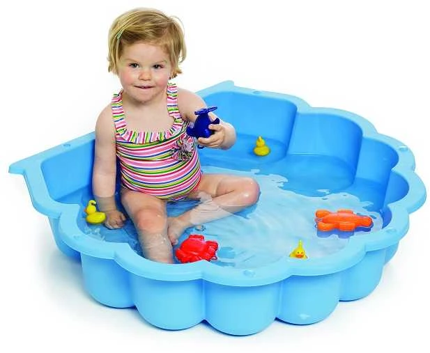 PARADISO Plastikinė smėlio dėžė Mėlynasis apvalkalas
