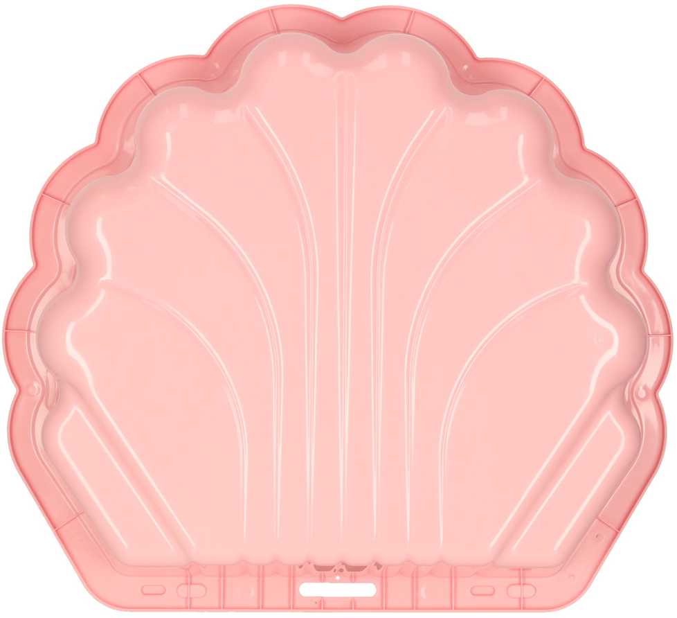 3Toyms Smėlio dėžė Shell Twins double 2in1 174x79x20cm rožinis