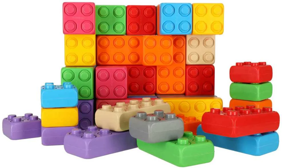 Marioinex Spalvotos plytos junior 60 vnt.