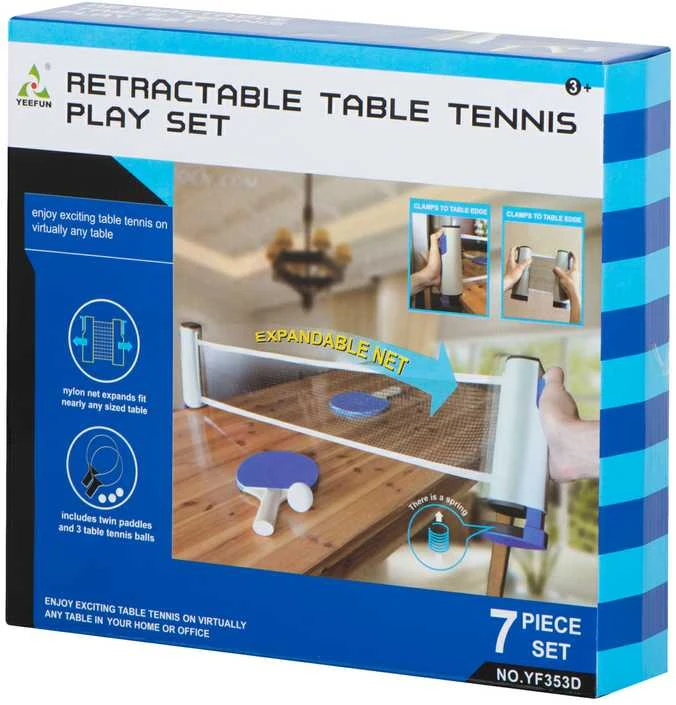 Roger Stalo teniso rinkinys su raketėmis ir tinkliuku - Ping pong