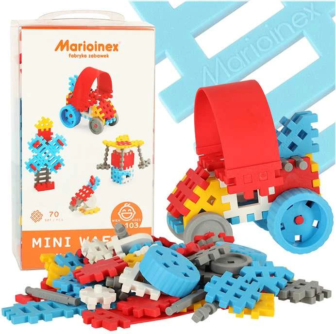 Vaflinės mini kaladėlės Marioinex, 70 detalių