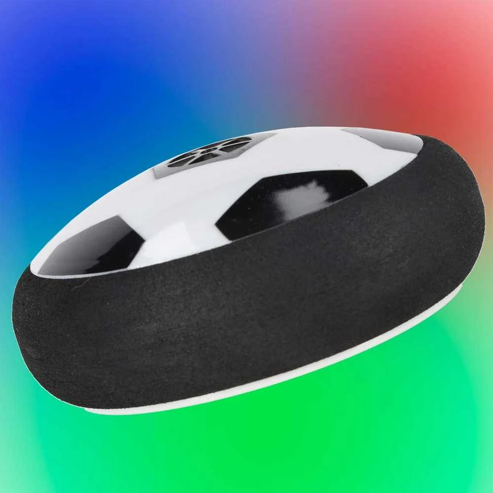 Kontext Šviečiantis stalo kamuolys Hoverball + vartai